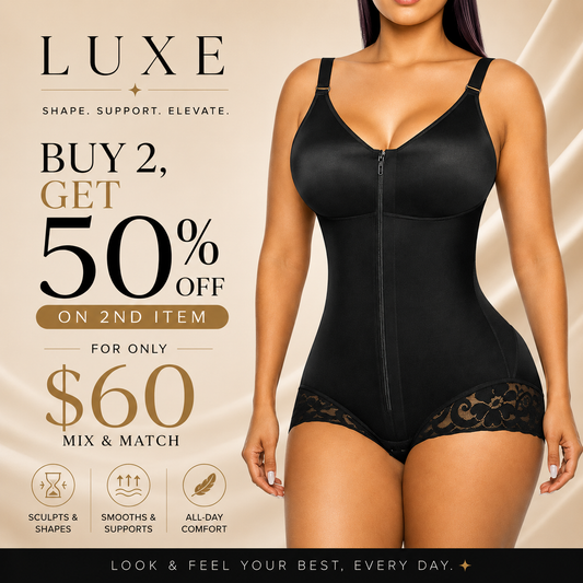 Luxe Shapewear — Buy 2 get 50% off on 2nd Item + Free US Shipping